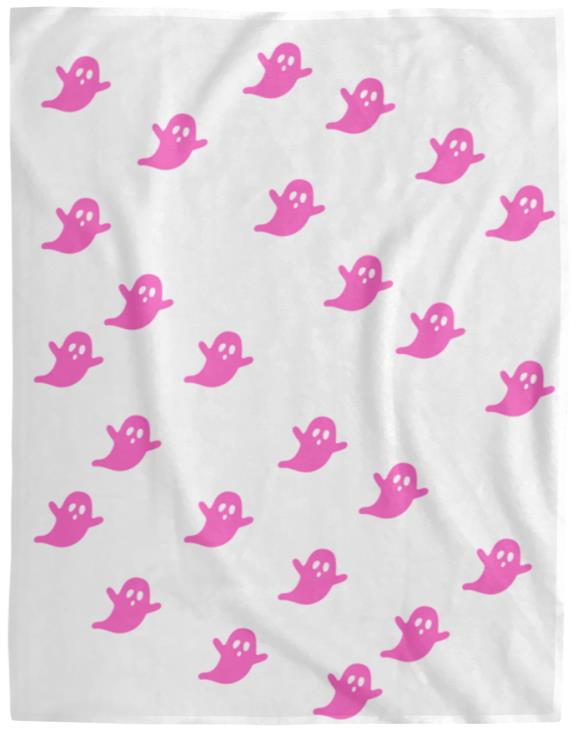 pink haloween 1 The Pink Boo Blanket