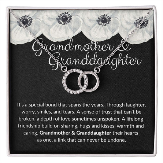 Grandmother & Granddaughter Necklace, Granddaughter Gift, Jewelry for Family, Perfect Pair Necklace